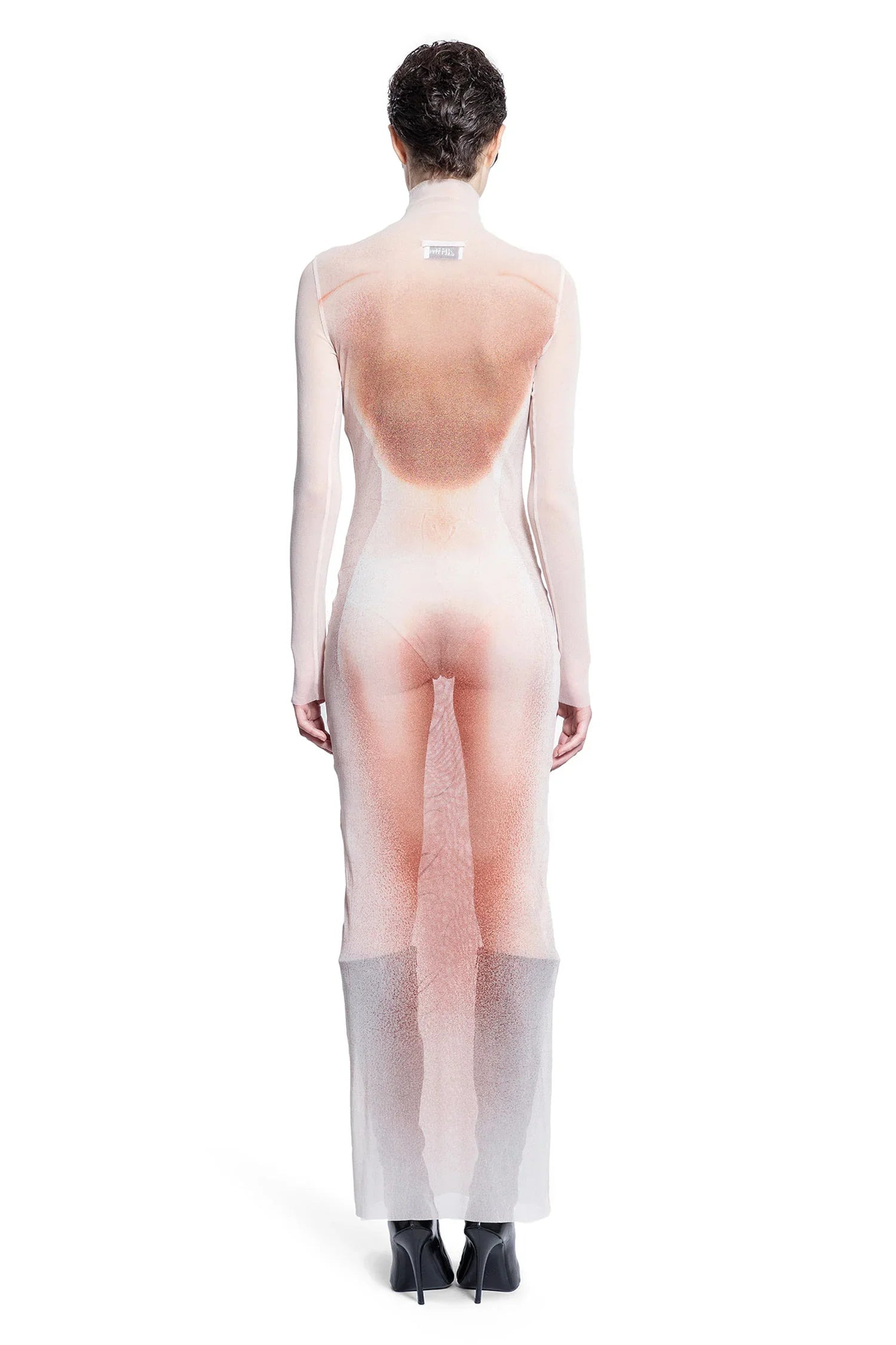 Le-Classique-Mesh-Turtleneck-Dress - 4