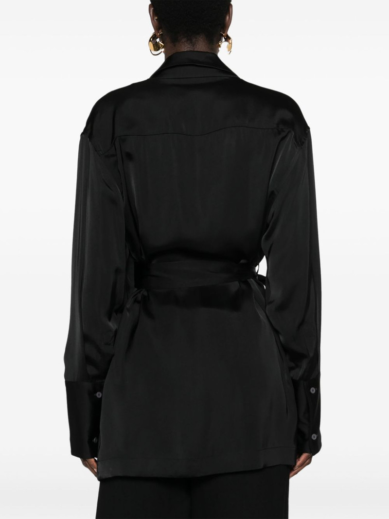 open-front satin blazer 4