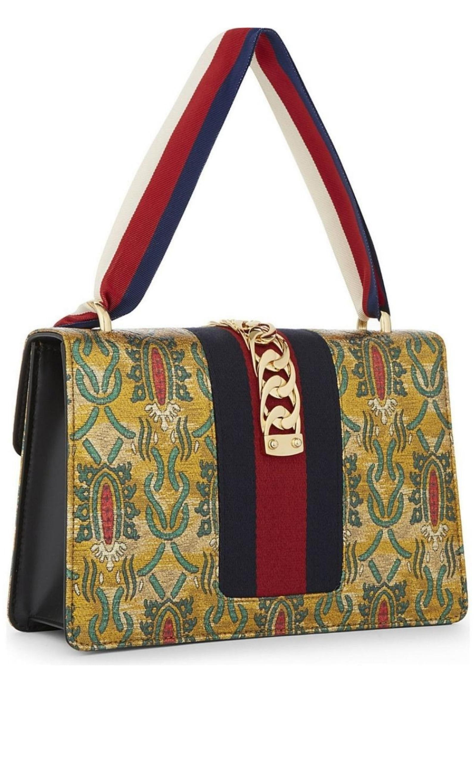 Sylvie Multicolor Brocade Bag - 3