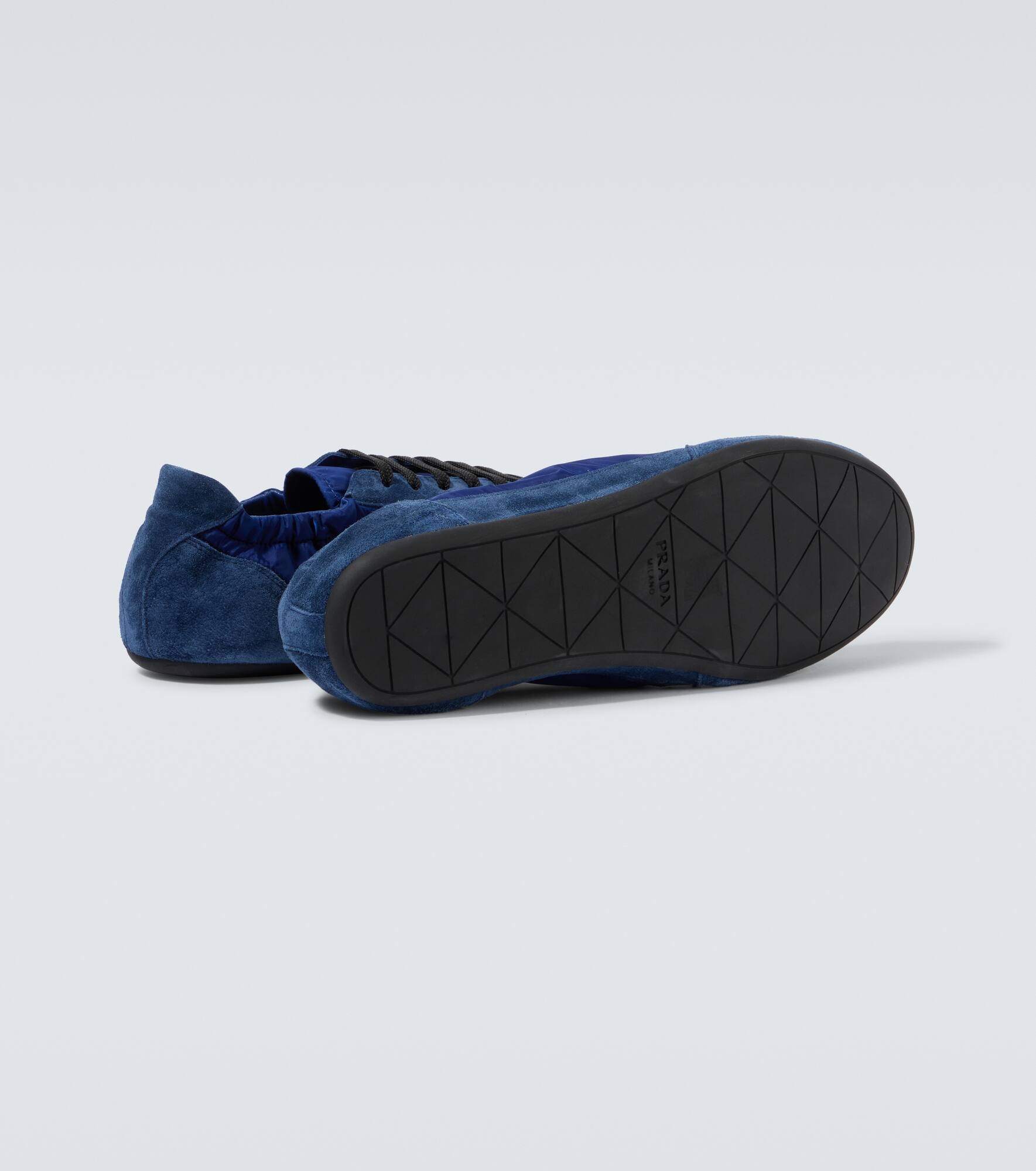 Collapse Re-Nylon suede-trimmed sneakers - 7