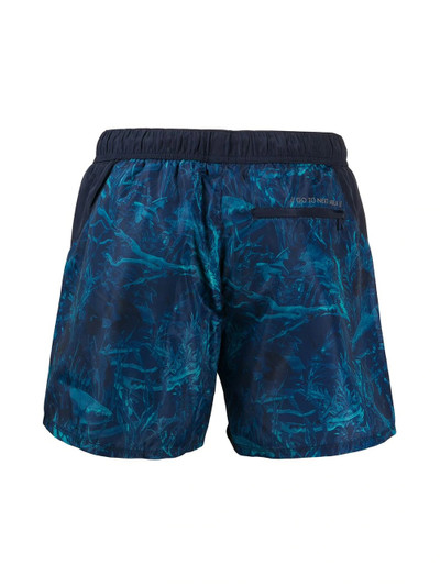 Diesel coral print swim shorts outlook