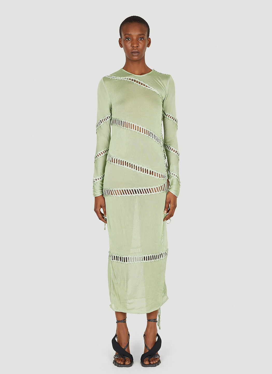 Puzzle Long Sleeve Dress - 1