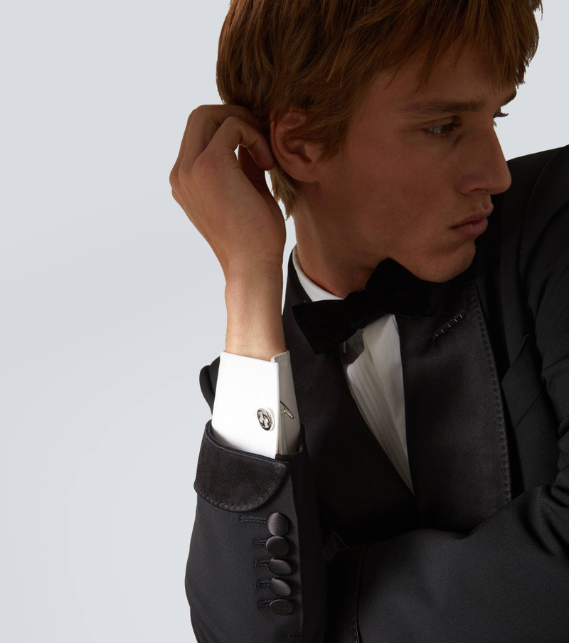 GUCCI Interlocking G sterling silver cufflinks outlook