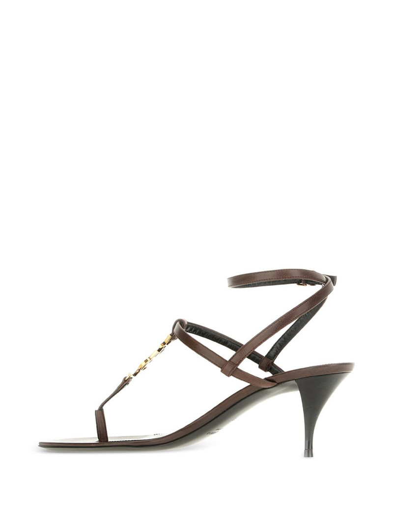 logo-detail heeled sandals 3