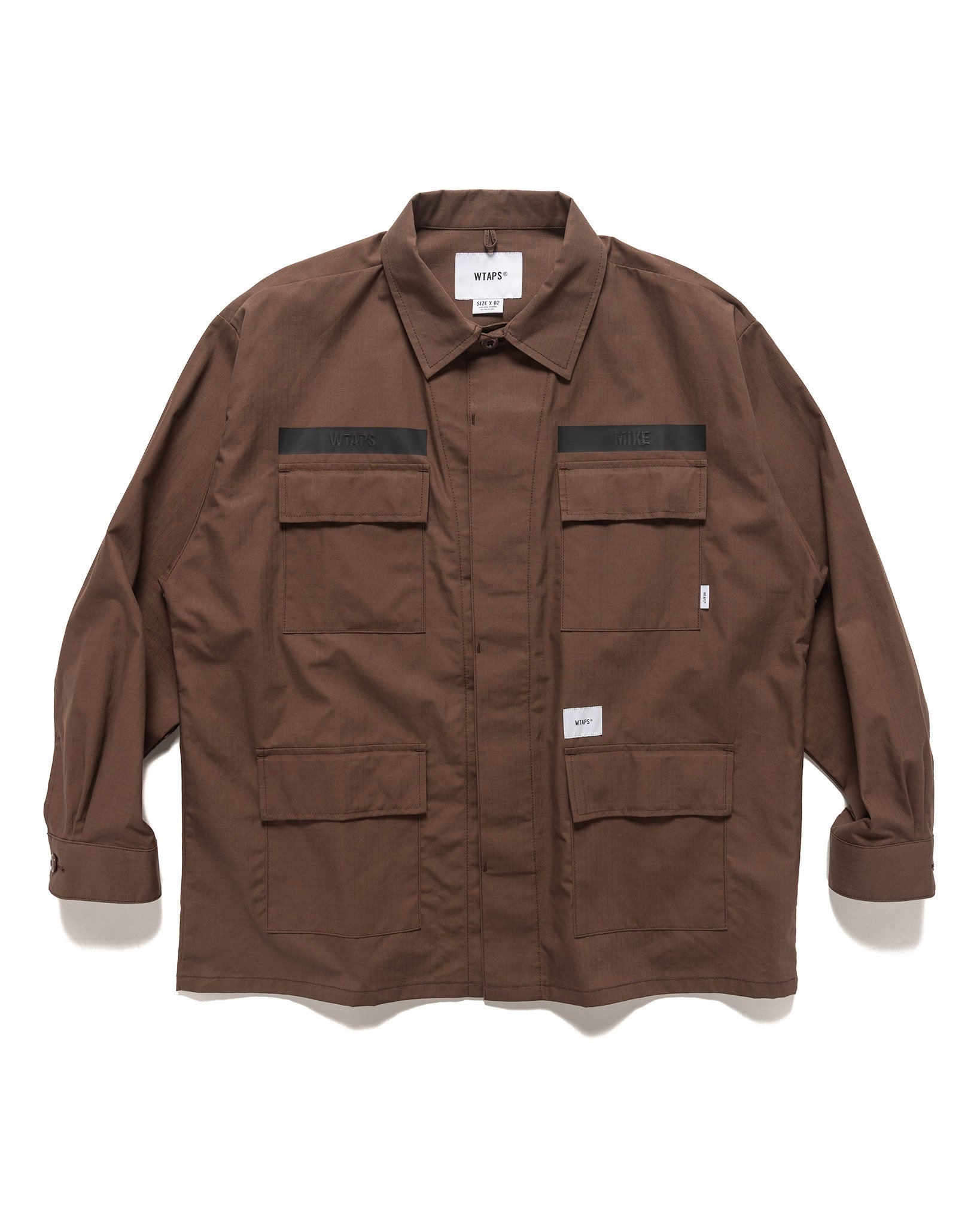 WTAPS JMOD 01 / LS / Cotton. Ripstop. Identity Brown | REVERSIBLE