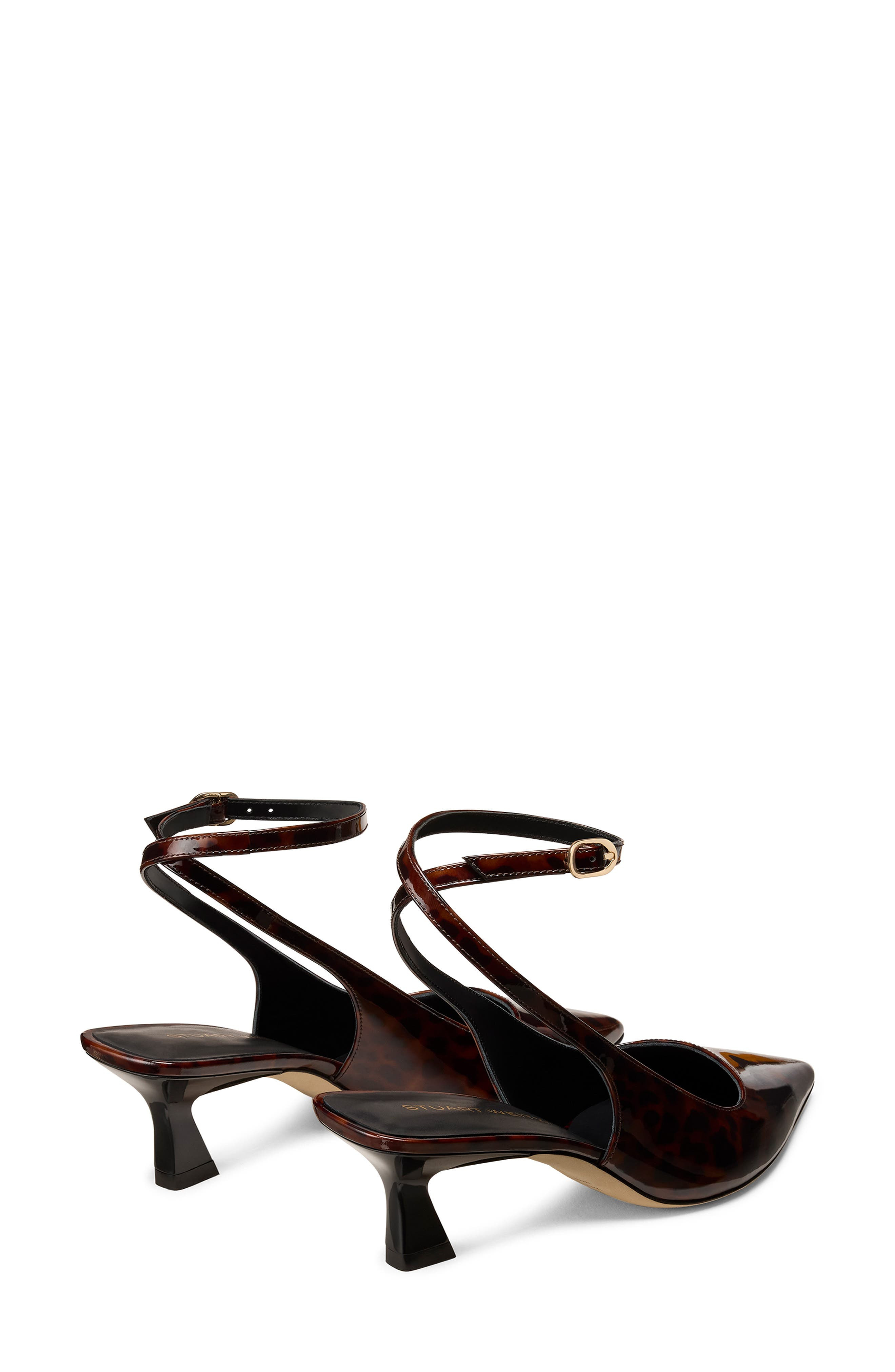 Stuart Weitzman Vinnie 50 Slingback Pump in Dark Brown at Nordstrom - 3