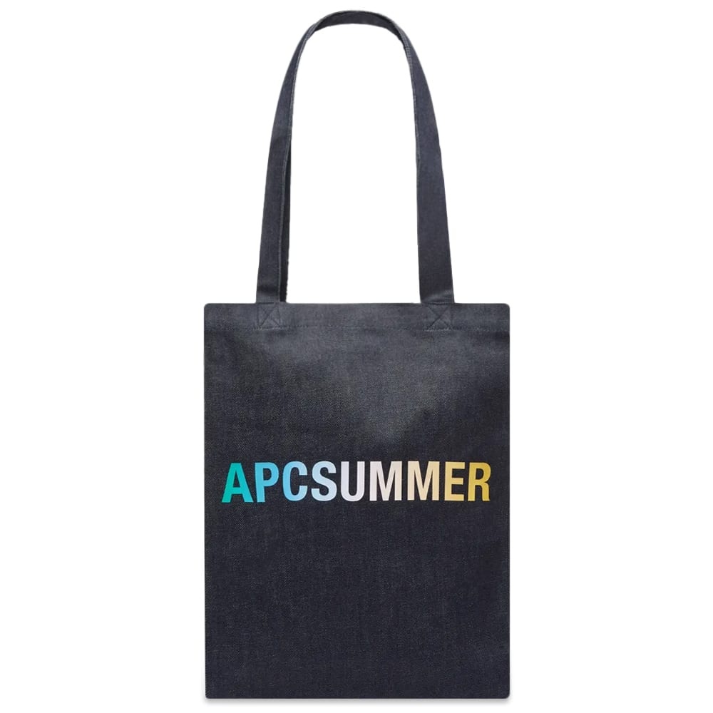 A.P.C Lou Summer Denim Tote Bag - 1