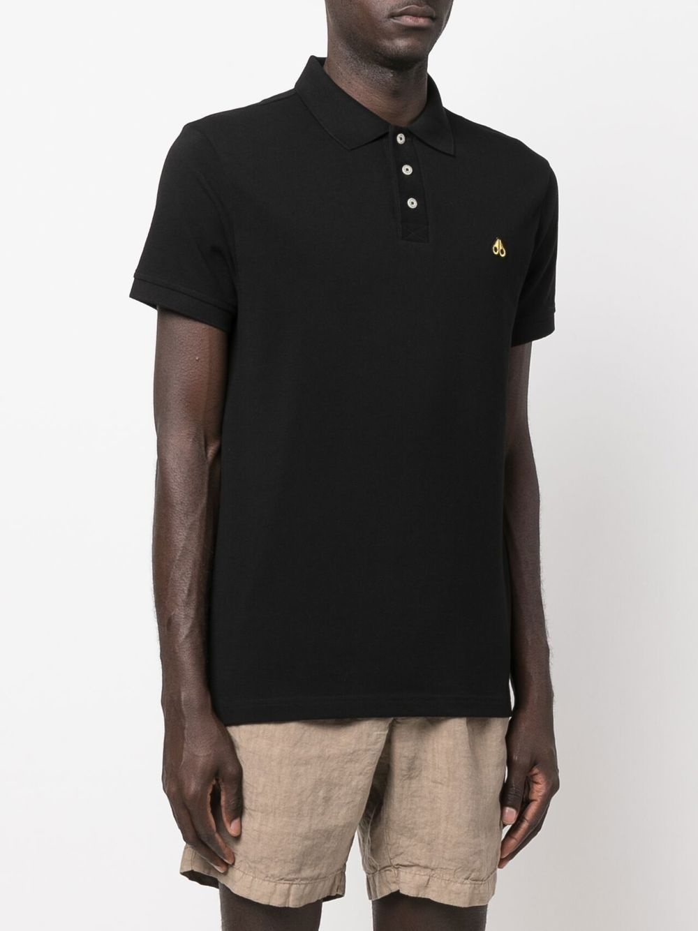 logo patch polo shirt - 3