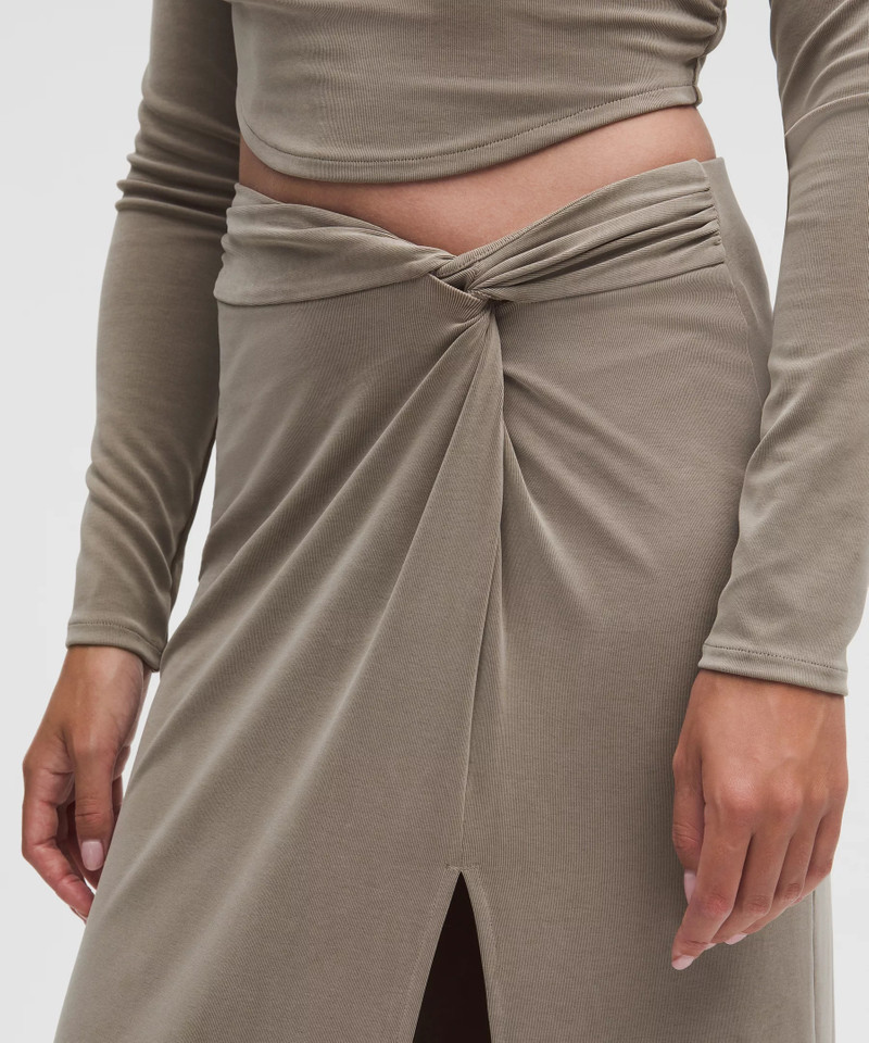 Drapey Softstreme Midi Skirt 4