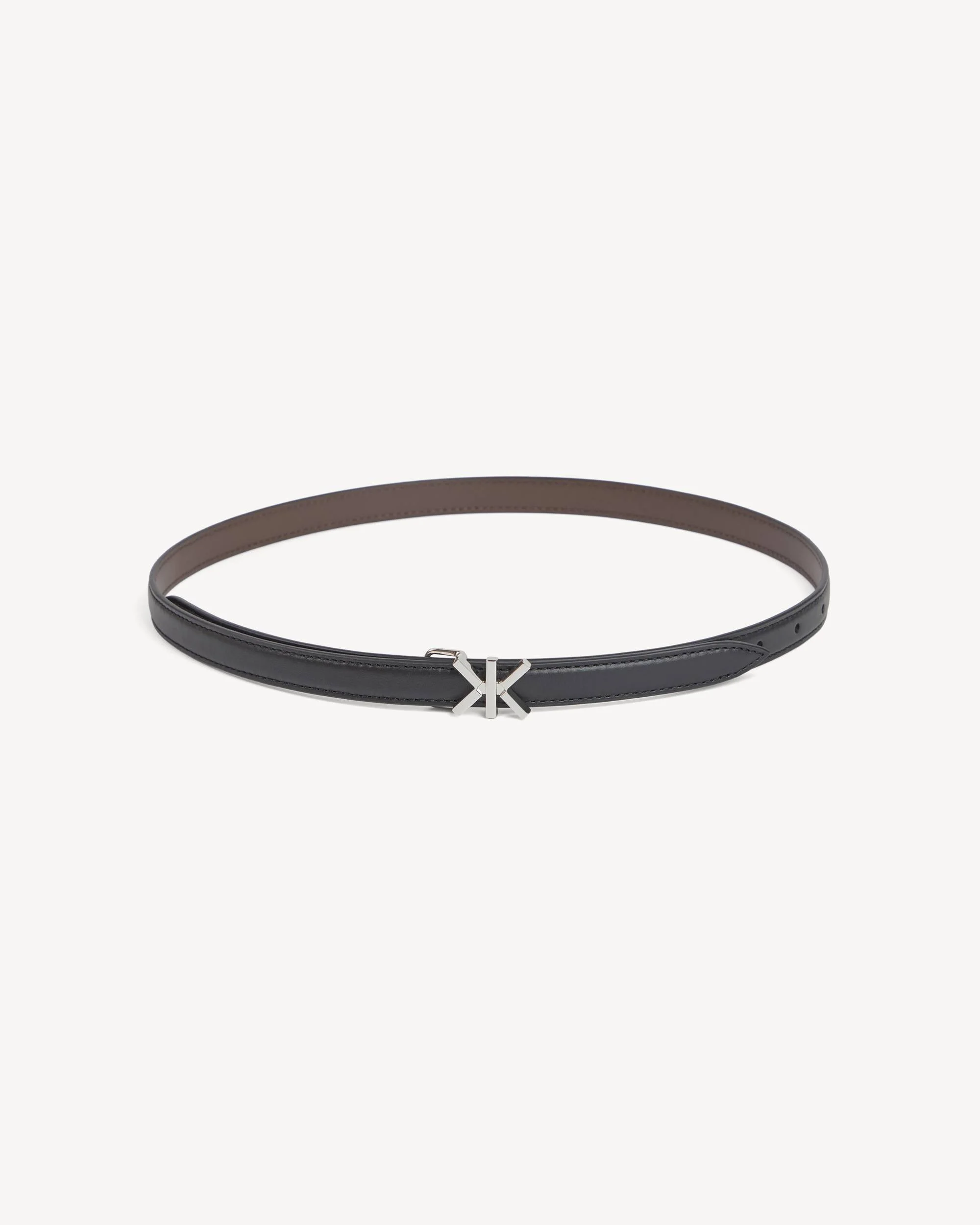 'KENZO Double K' reversible belt in leather - 1