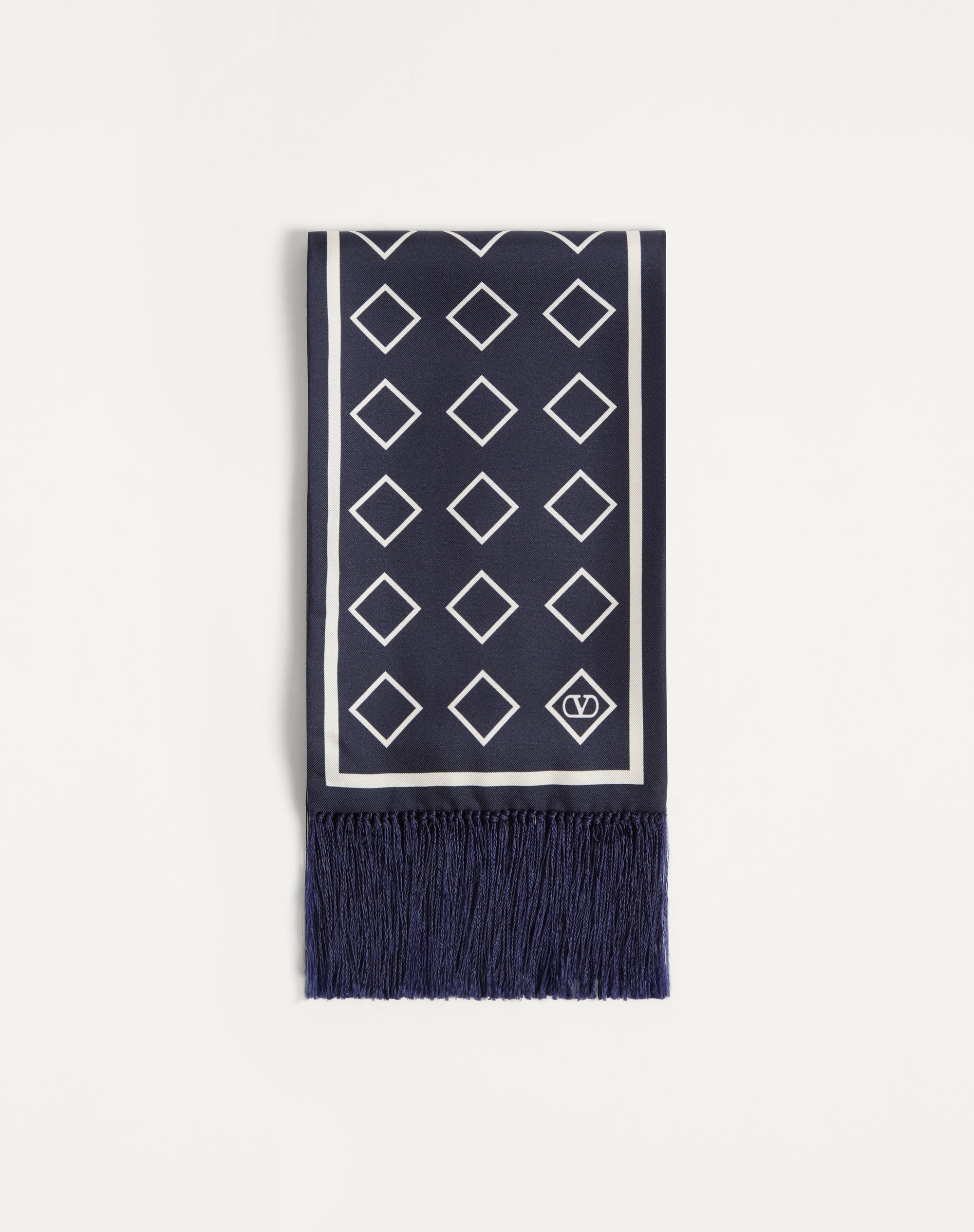 OPTICOOL SILK BANDEAU SCARF WITH FRINGE - 3