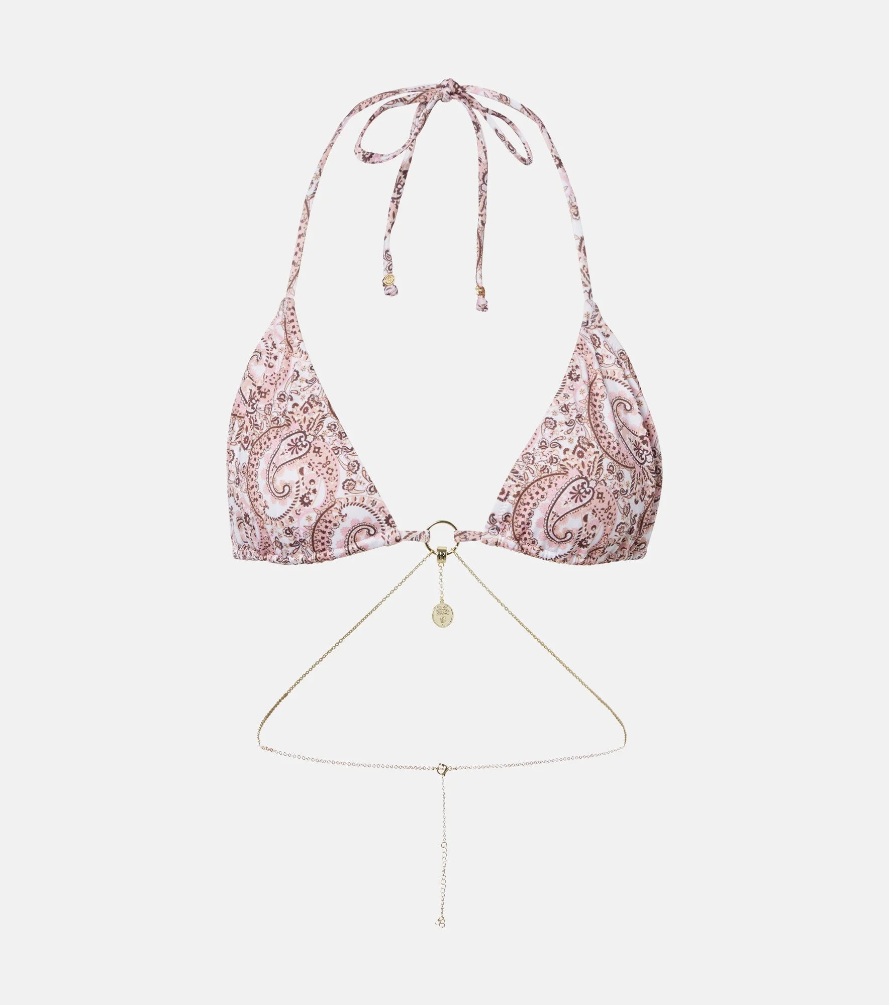 Enzo paisley bikini top - 1