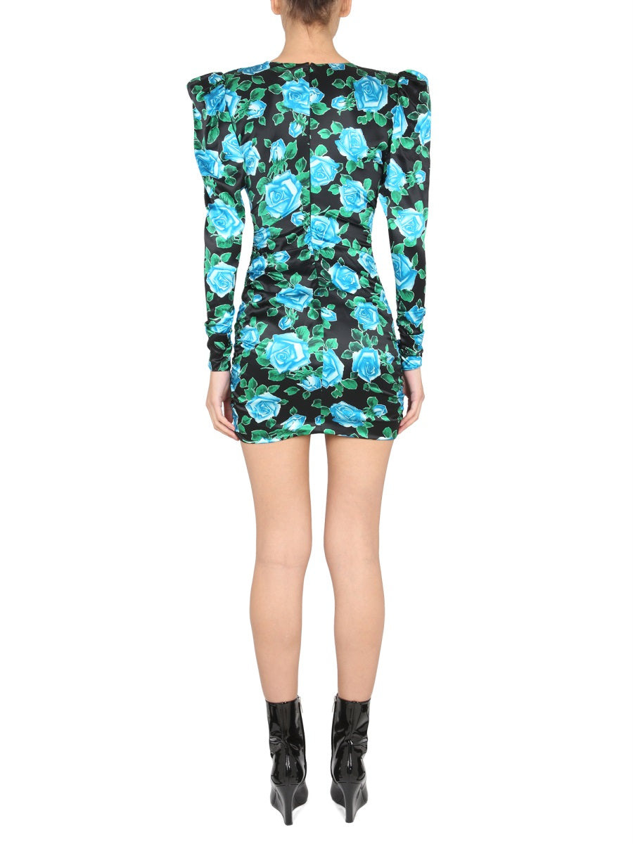 Alessandra Rich Women Mini Satin Dress - 3