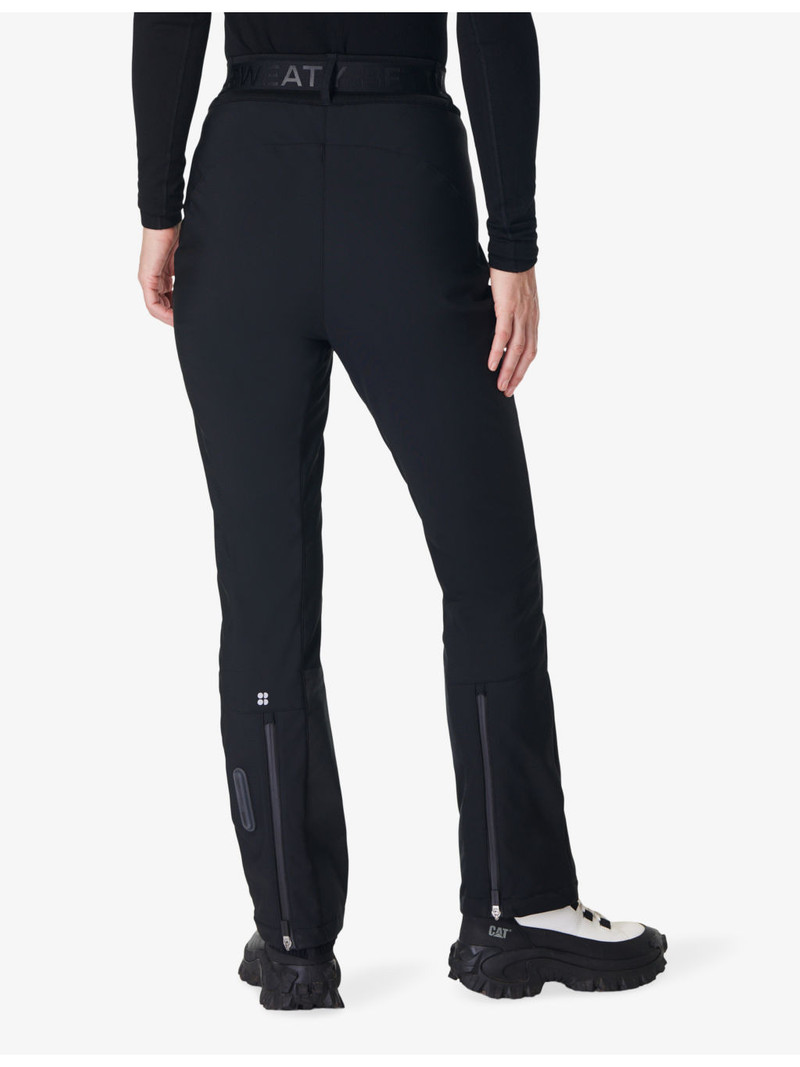 Power belted-waist high-rise shell ski trousers 4