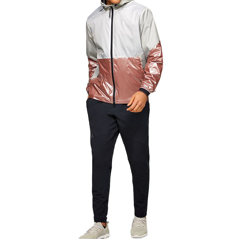 Under Armour Recover Legacy Windbreaker Jacket 'White Rose Gold' 1353370-112 - 3