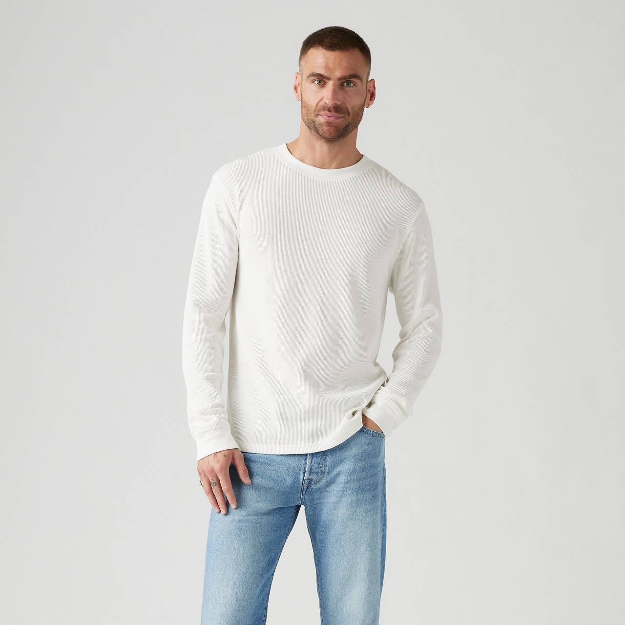 LONG SLEEVE STANDARD FIT THERMAL SHIRT - 2