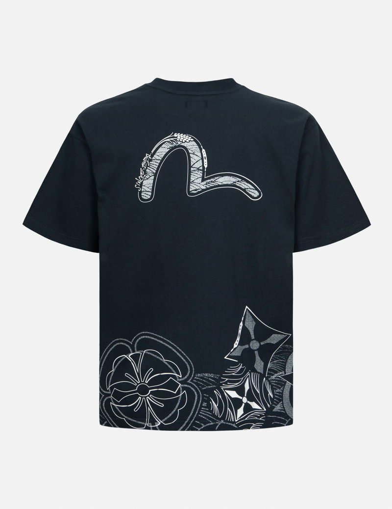 MULTI KAMON PRINT RELAX FIT T-SHIRT 2