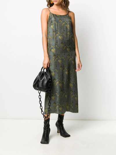 UMA WANG abstract-print slip dress  outlook