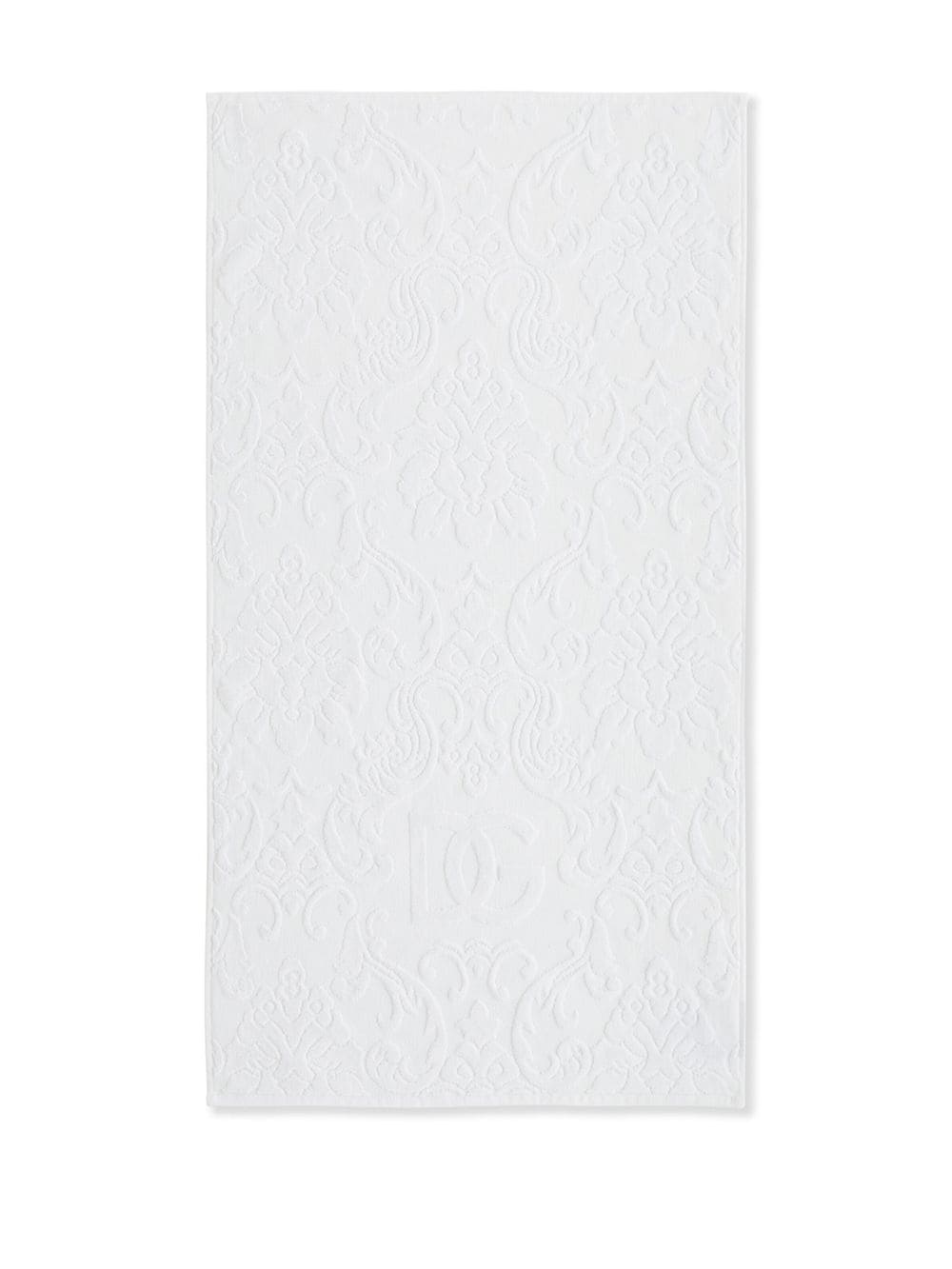 Barocco logo-jacquard towels (set of 5) - 2