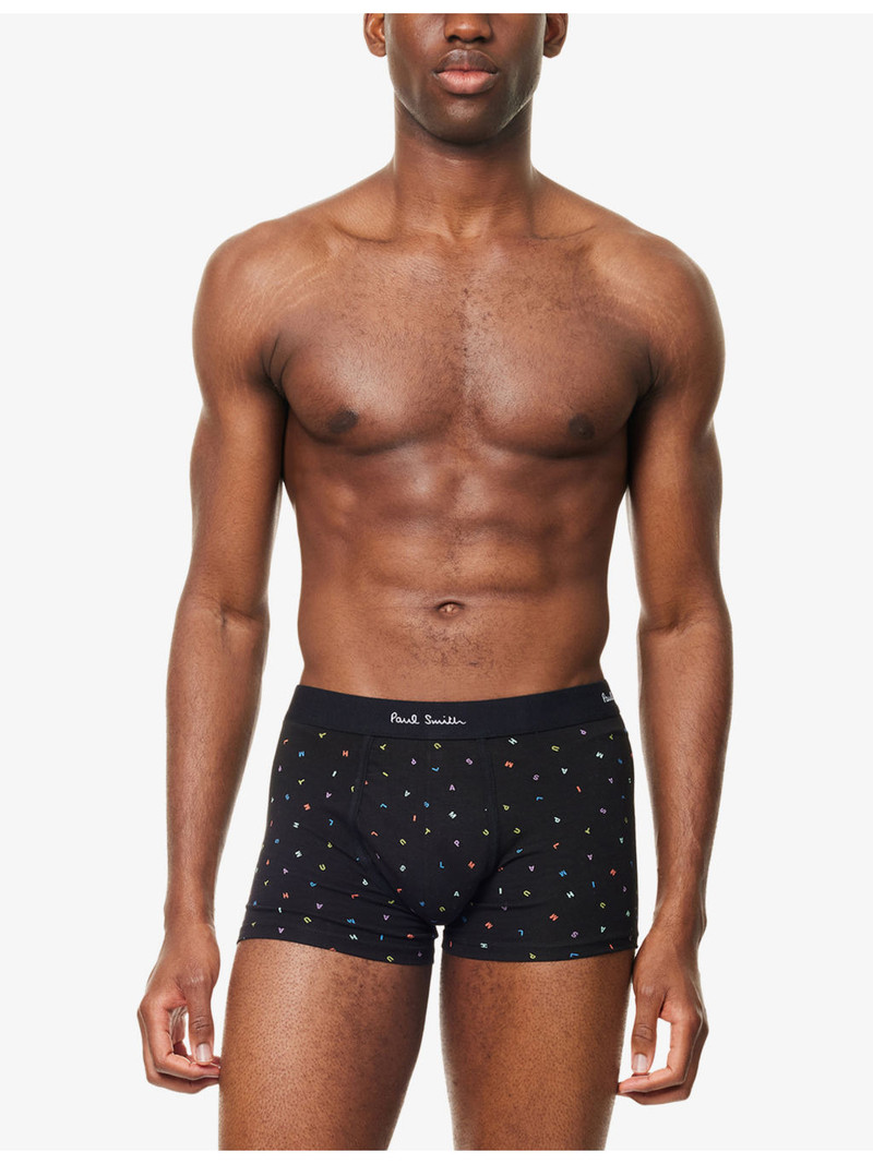Paul Smith Logo-Waistband Pack Of Three Stretch-Cotton Boxer Briefs outlook