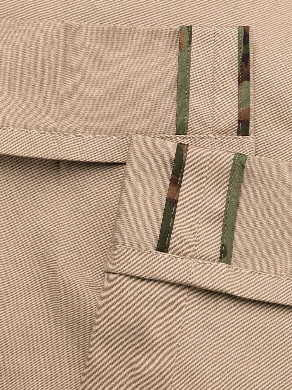 Medusa motif gabardine chinos - 7