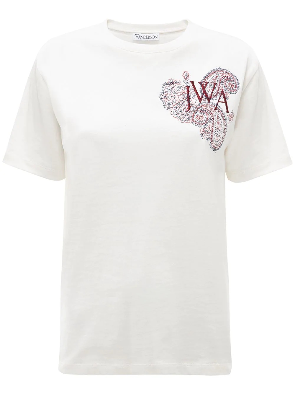 embroidered logo T-shirt - 1