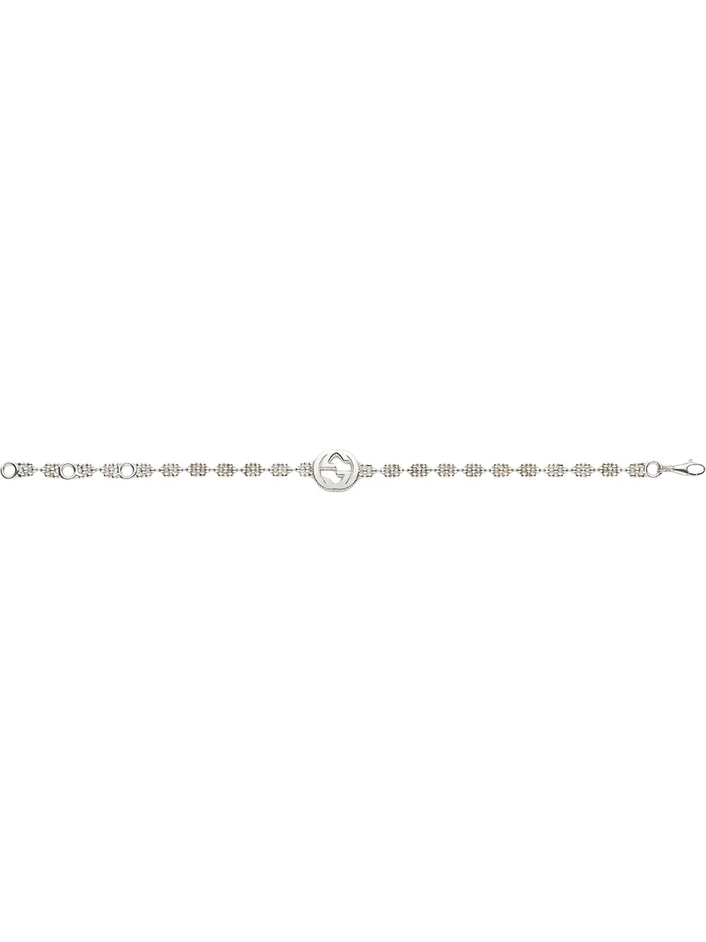 Interlocking G bracelet in silver - 1