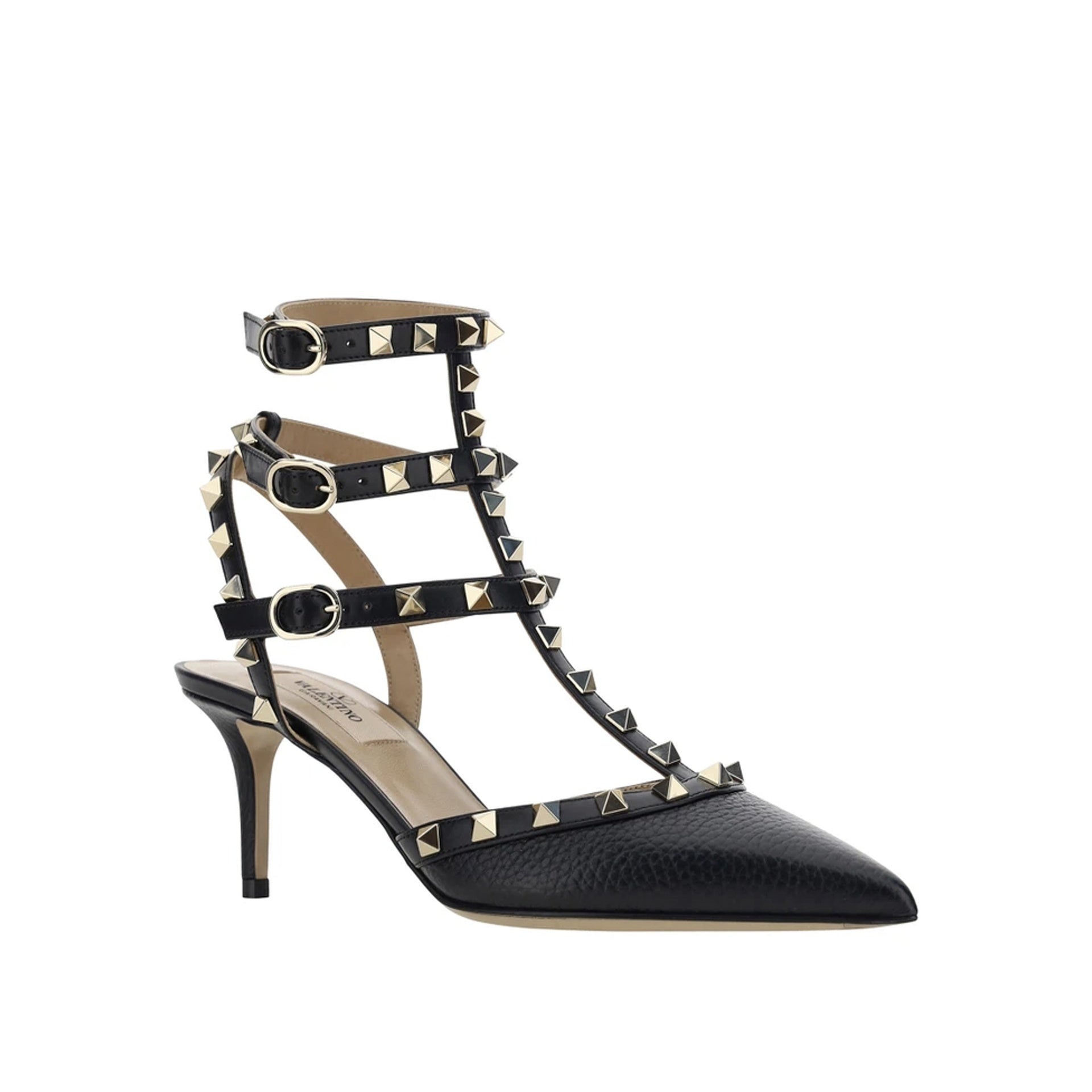 Valentino Garavani Valentino Garavani Rockstud 65 Leather Pumps - 2