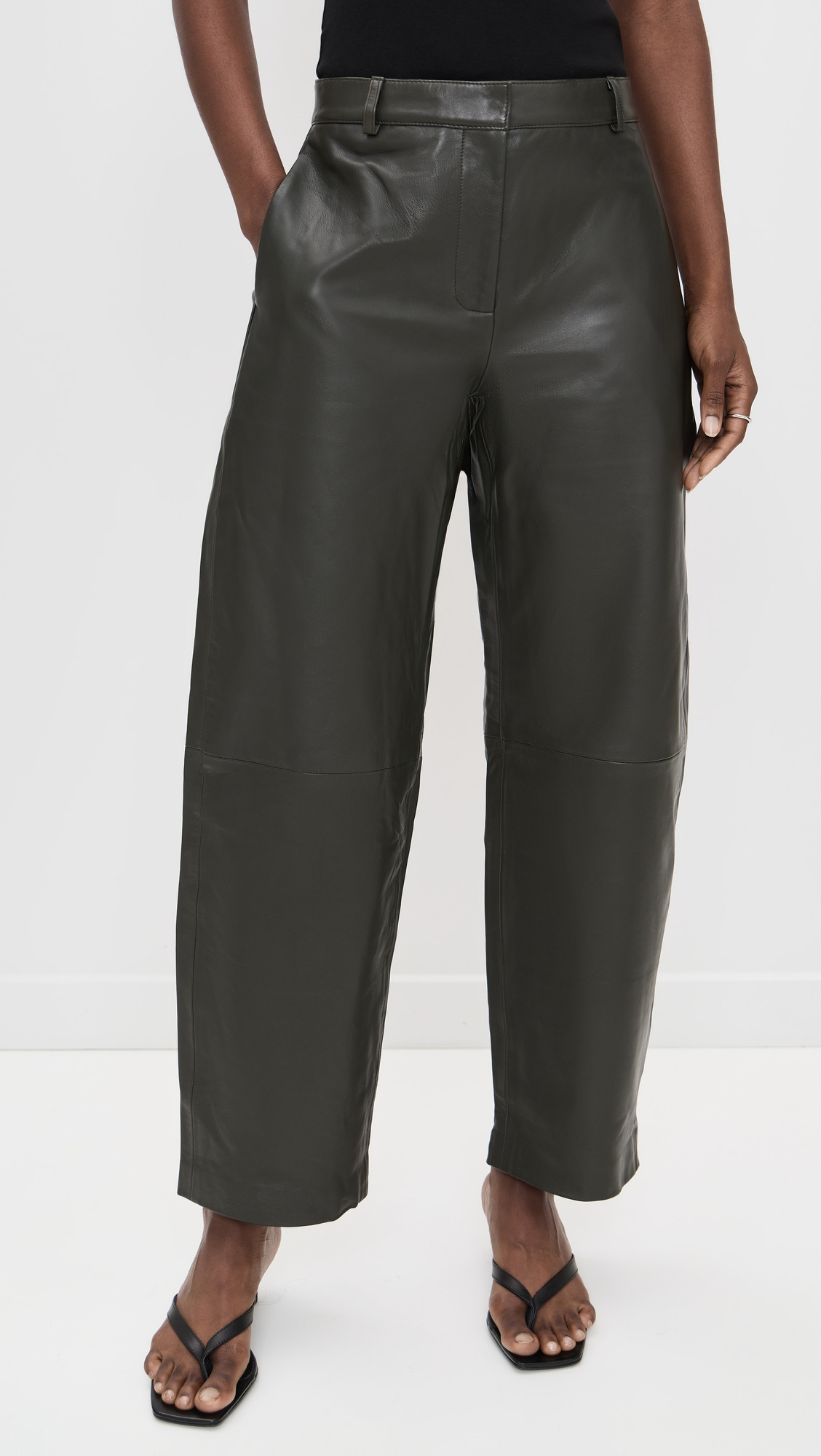 Leather Balloon Pants - 6