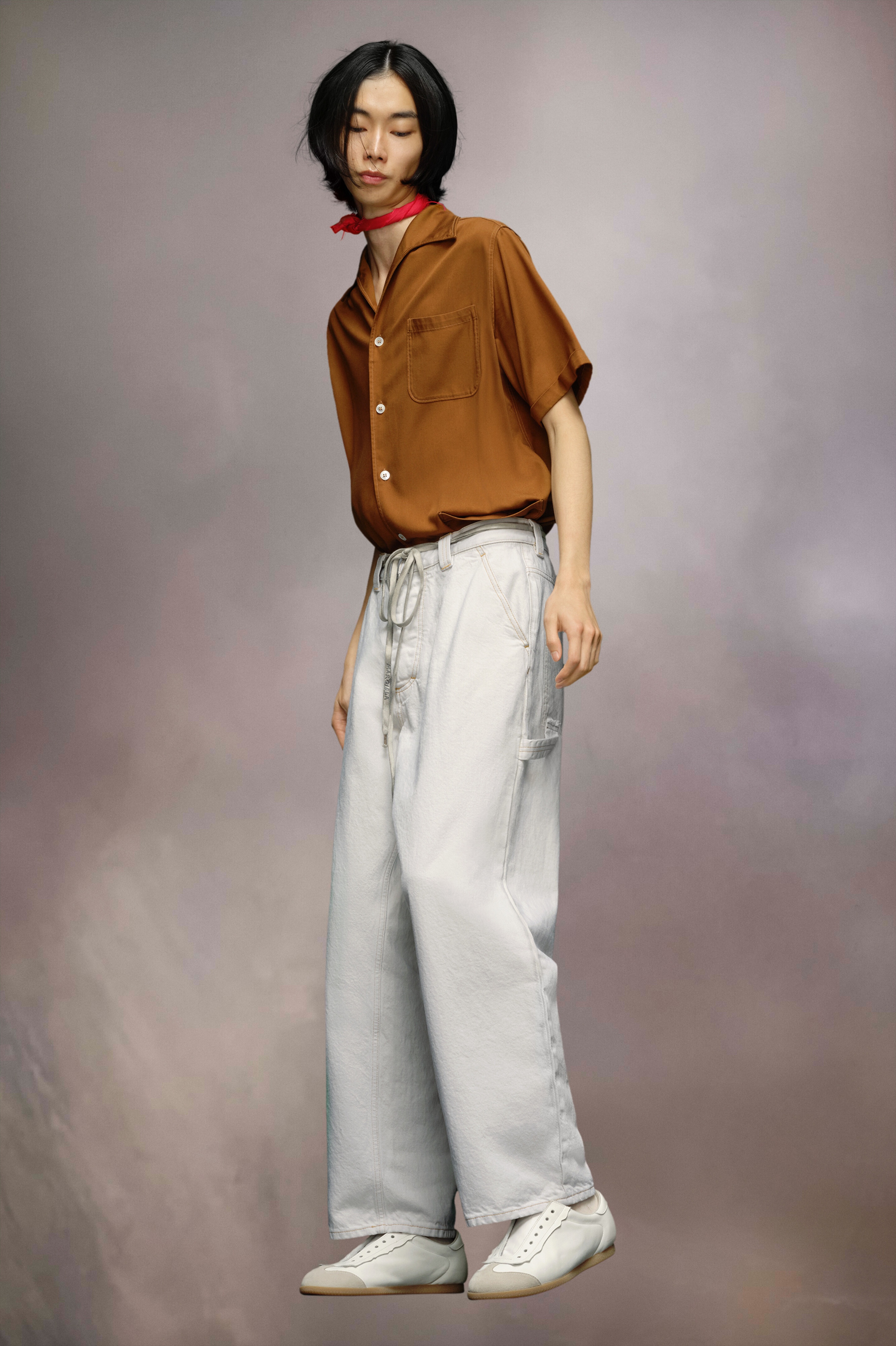 Chalk selvedge utility jeans - 4