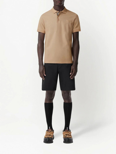 Burberry Monogram-motif piqué polo shirt outlook