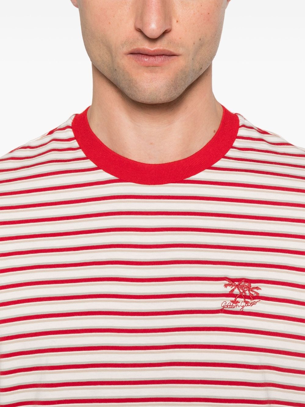 striped T-shirt - 4