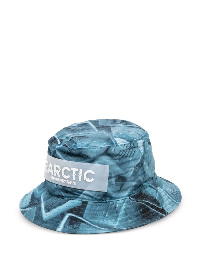arctic-print bucket hat 1