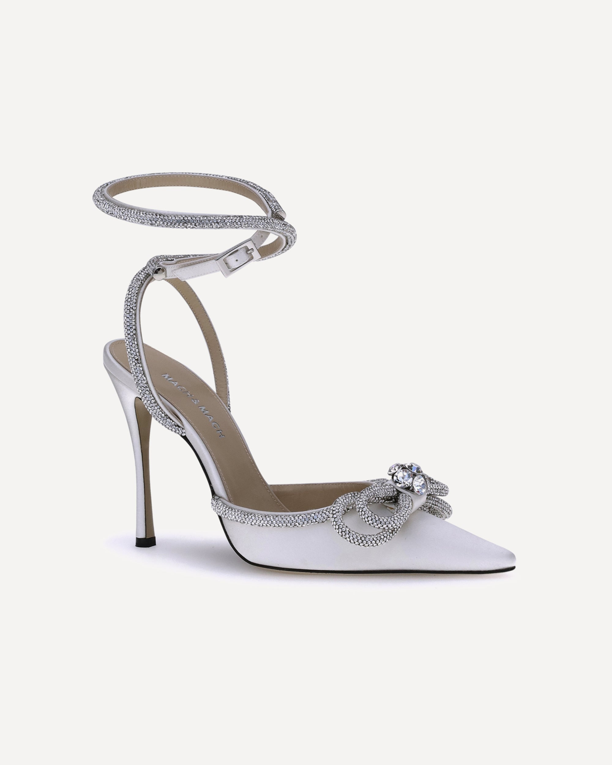 Silk Pumps with double bow - 2