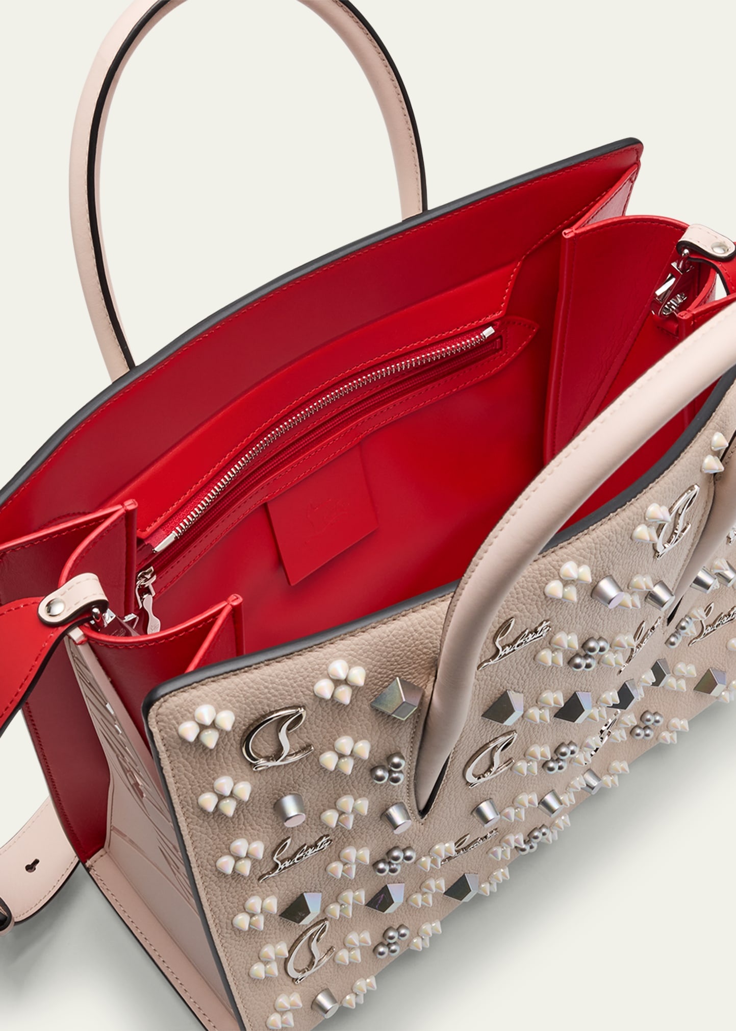 Paloma Medium Top Handle in Loubinthesky Leather - 4