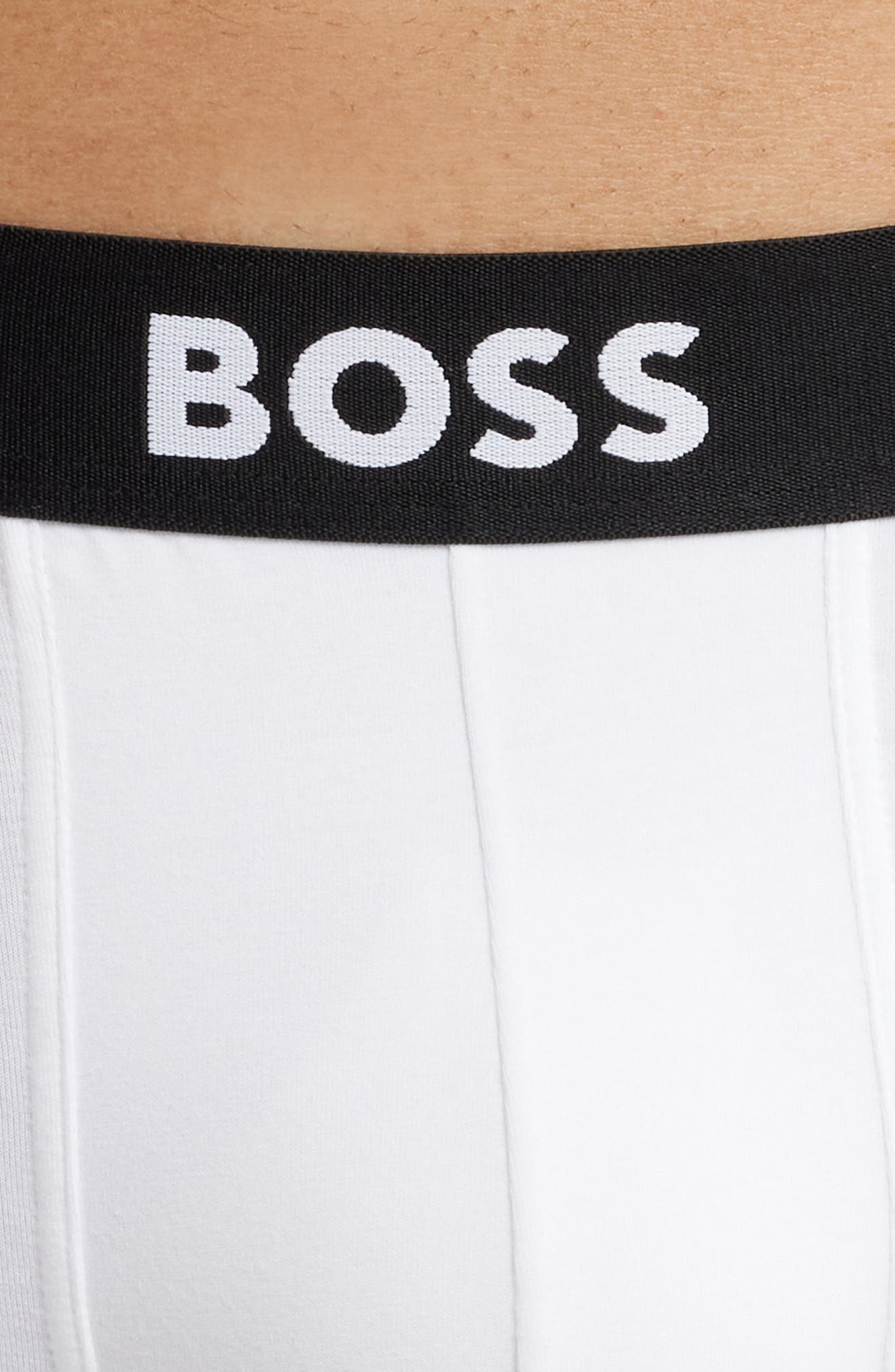 BOSS 3-Pack ONE Stretch Cotton Trunks in White at Nordstrom - 4
