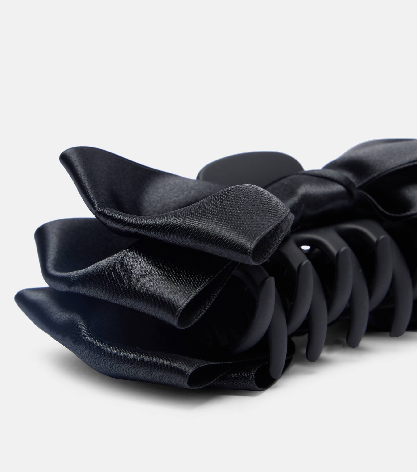 Agatha satin ribbon hair clip - 4