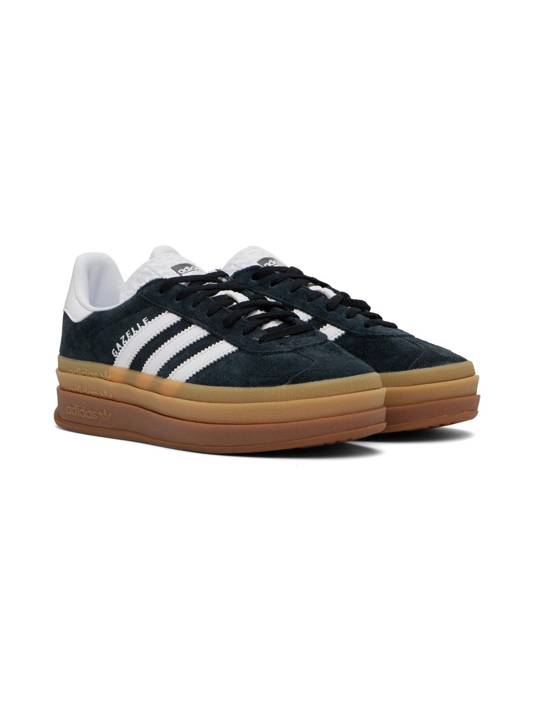 Black Gazelle Bold Sneakers - 4