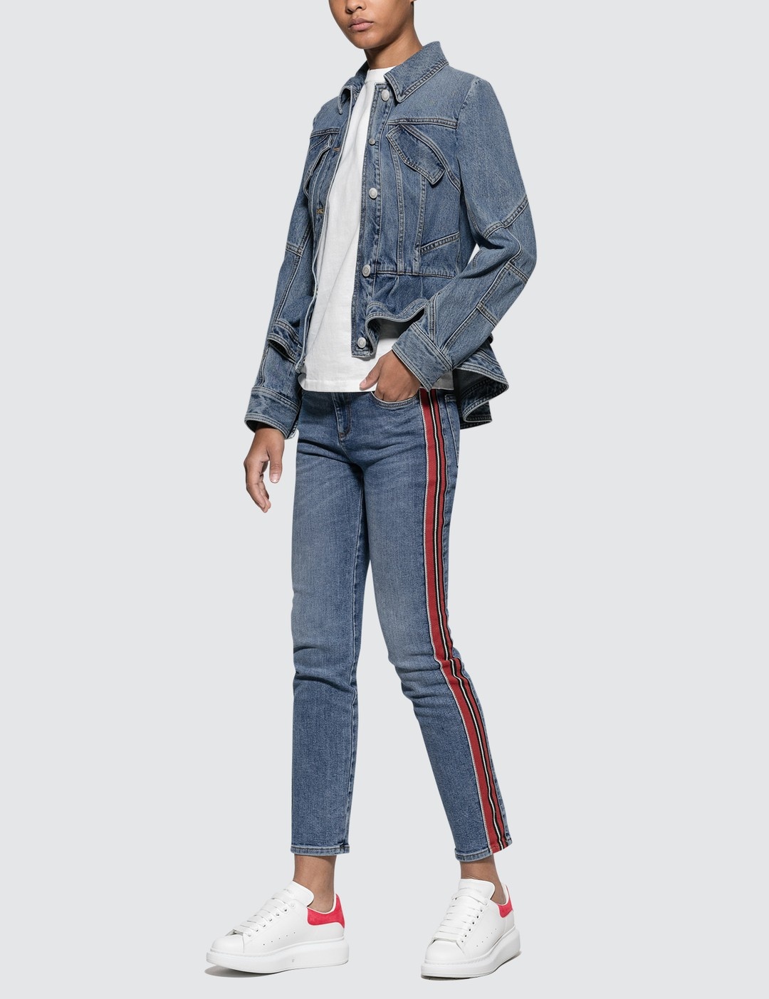 FIT DENIM TROUSERS - 4