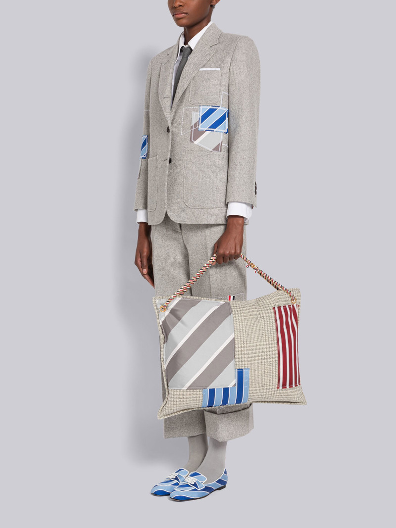 Prince Of Wales Patchwork Pillow Clutch 6