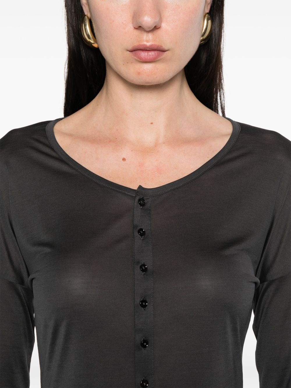 silk T-shirt - 5