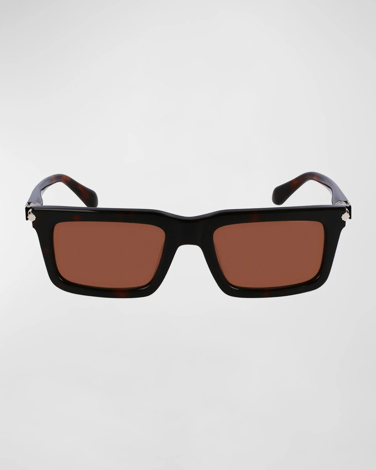 Men's Prisma Modified Acetate Rectangle Sunglasses, 53mm - 1