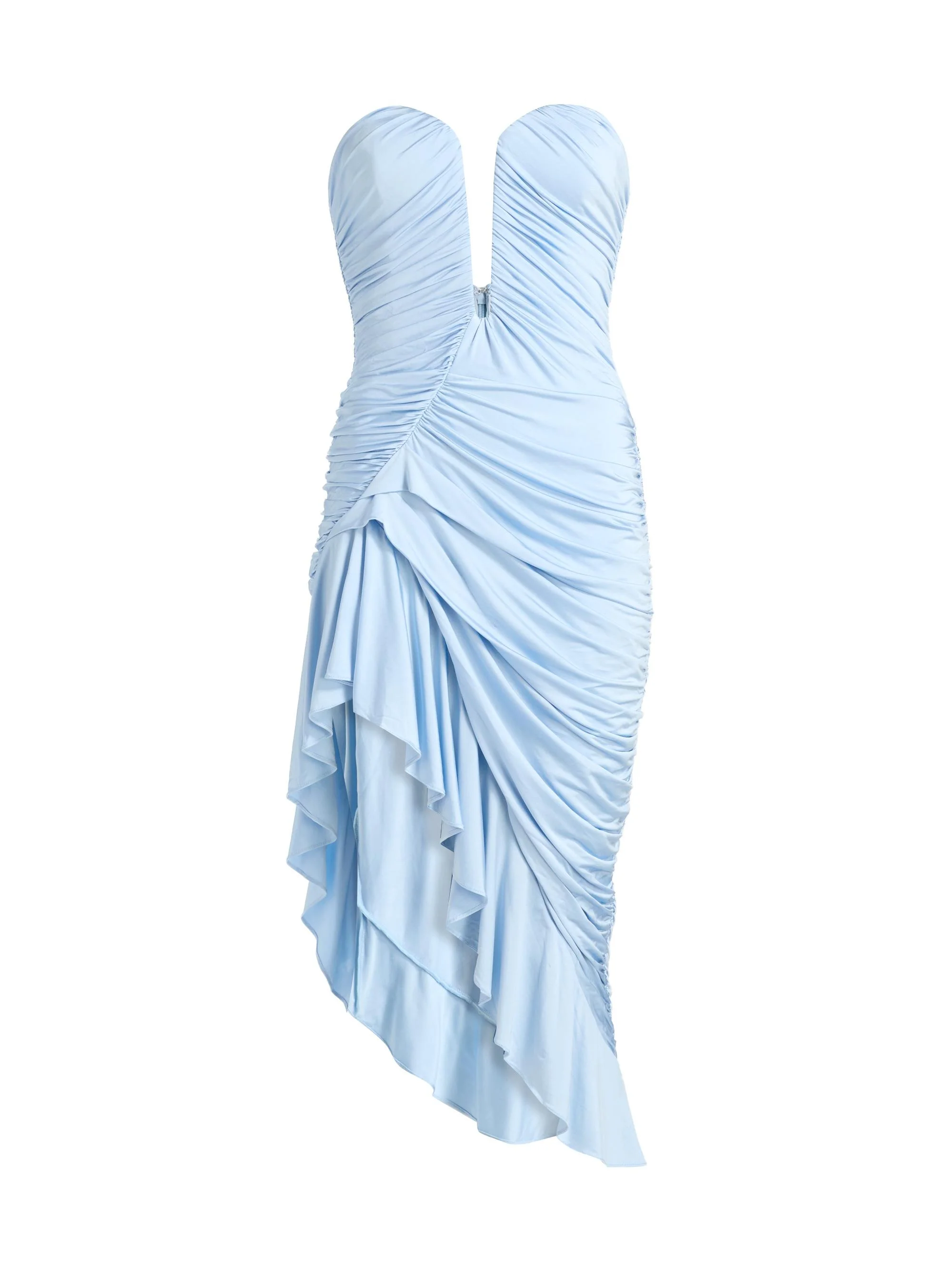 Women's Pearlina Ruched A-Line Midi-Dress - Ice - 1
