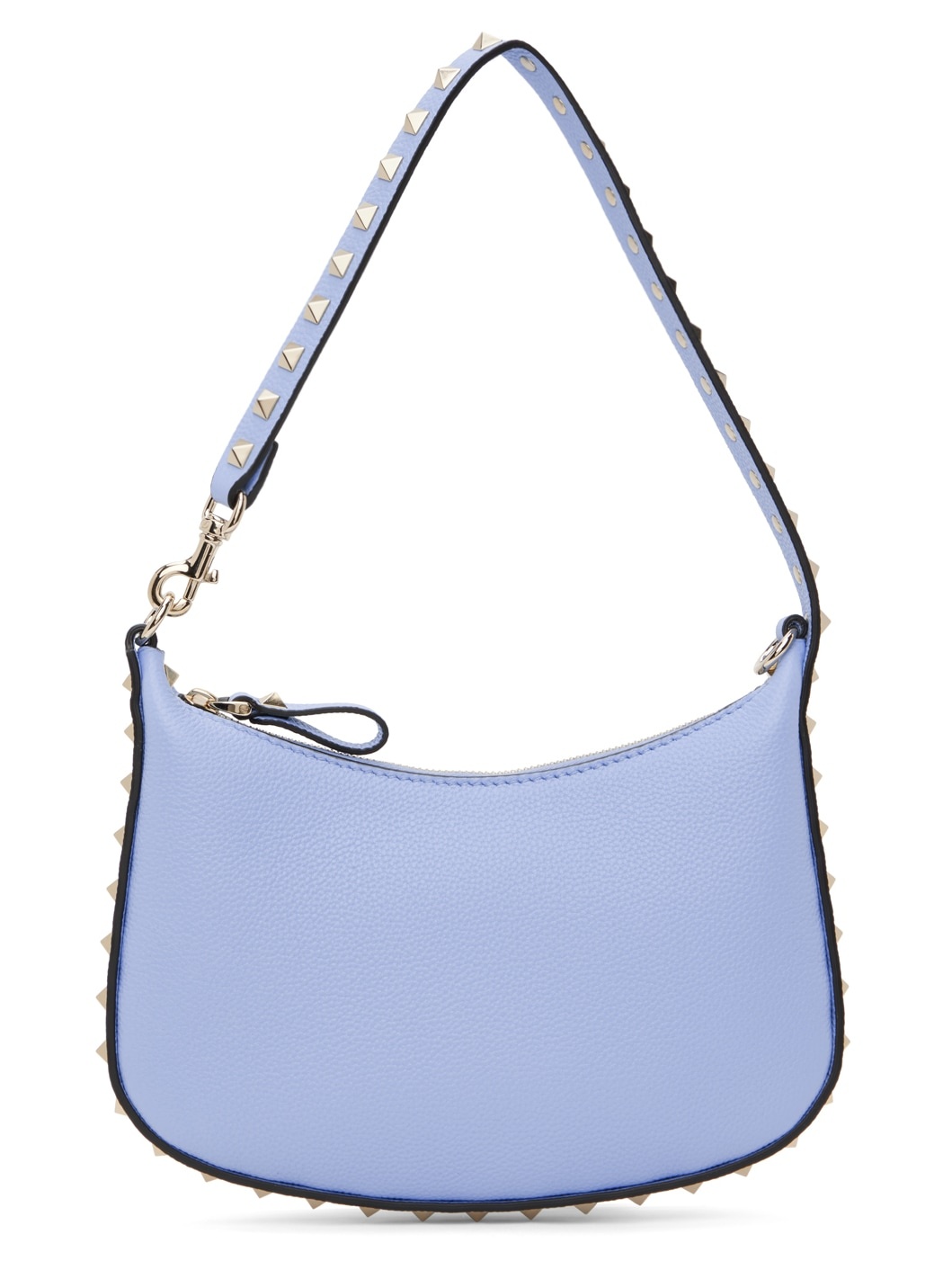 Blue Mini Rockstud Shoulder Bag - 1