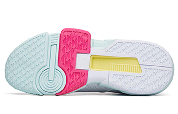 ANTA Light Crazy 1 Basketball Shoes 'White Green Pink' 112221618-4 - 5