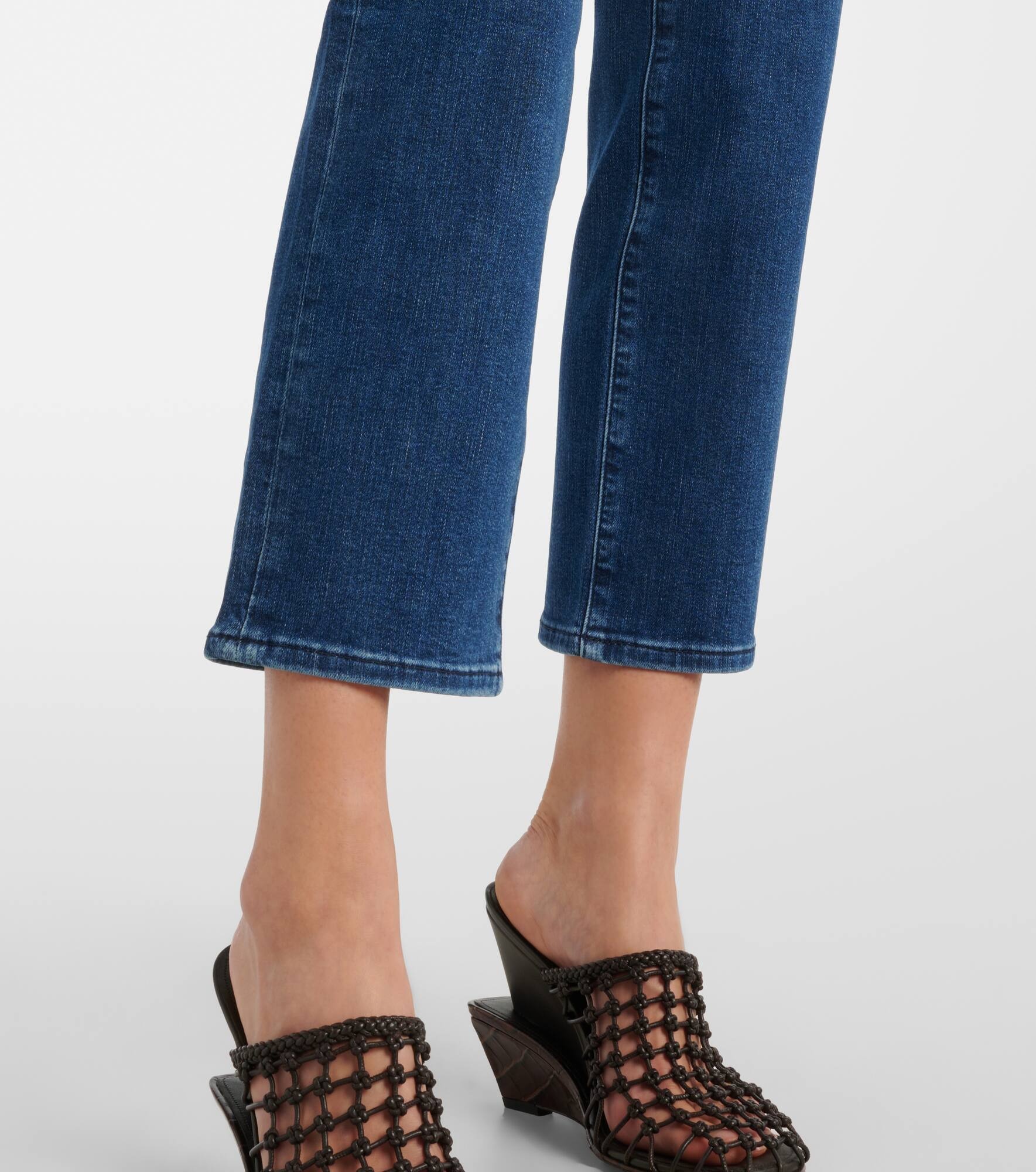 Icon mid-rise flared jeans - 5