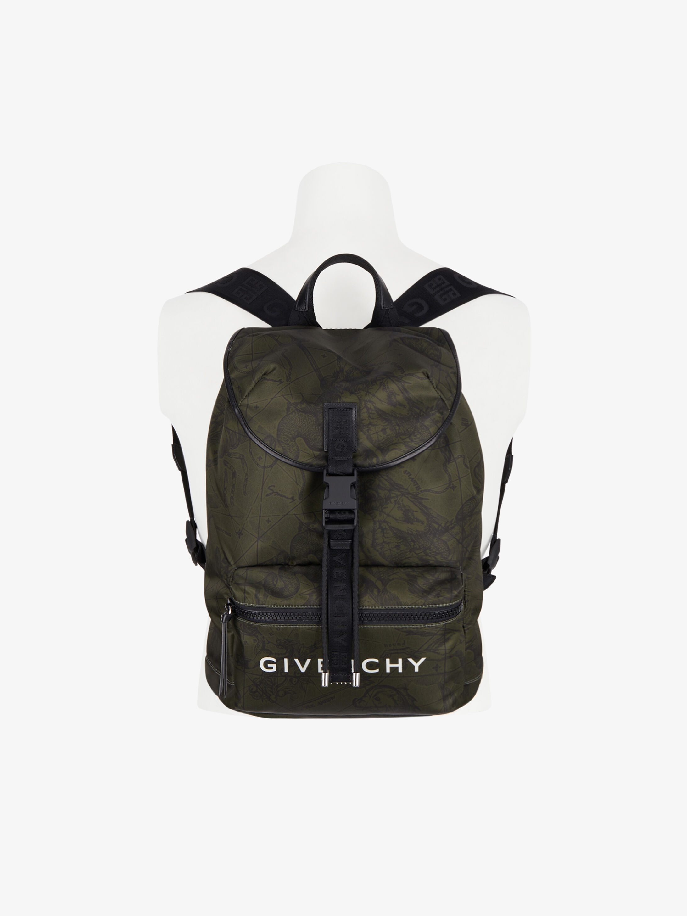 GIVENCHY backpack in astral printed nylon - 1