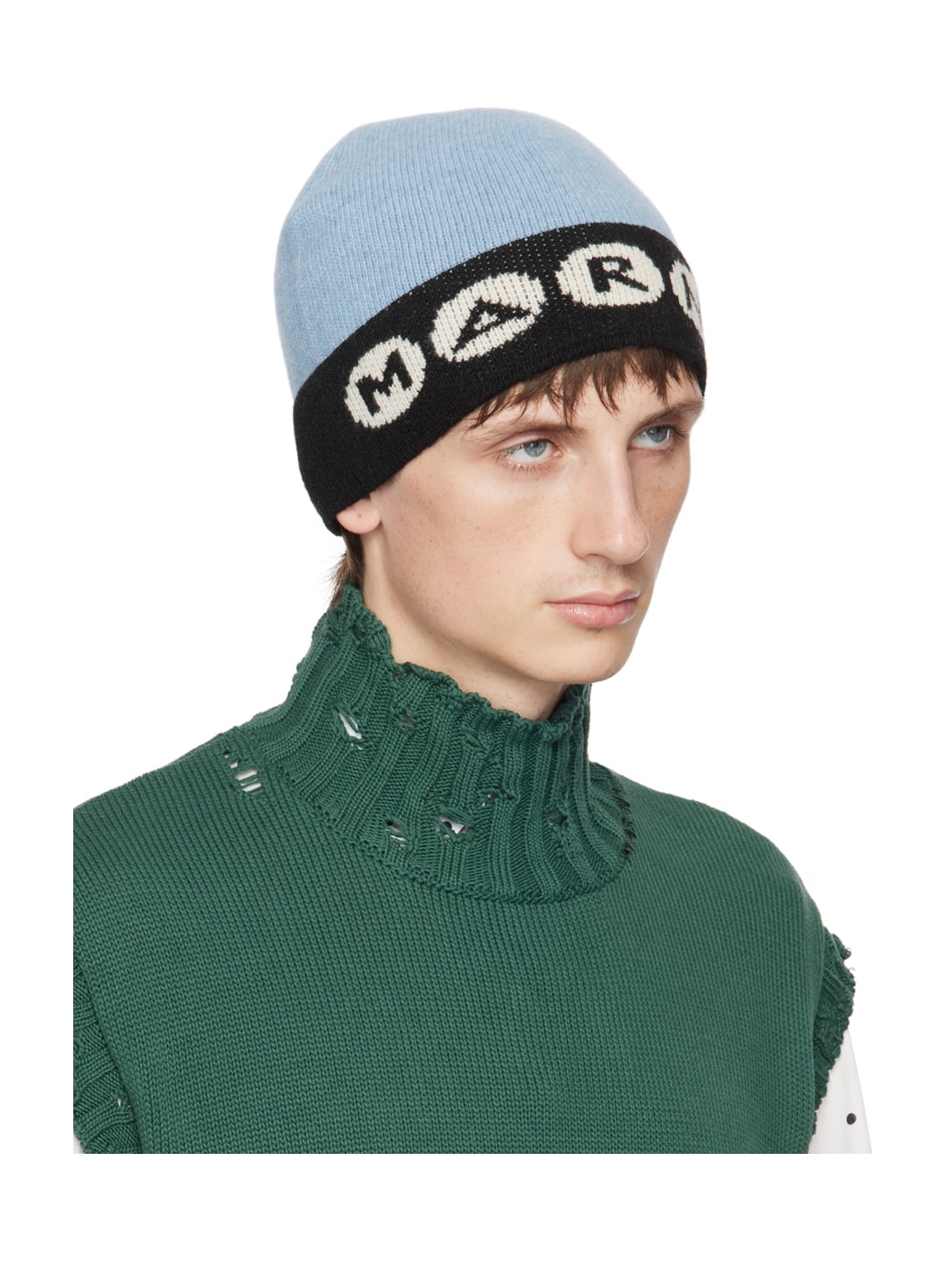 Blue Dots Beanie - 2