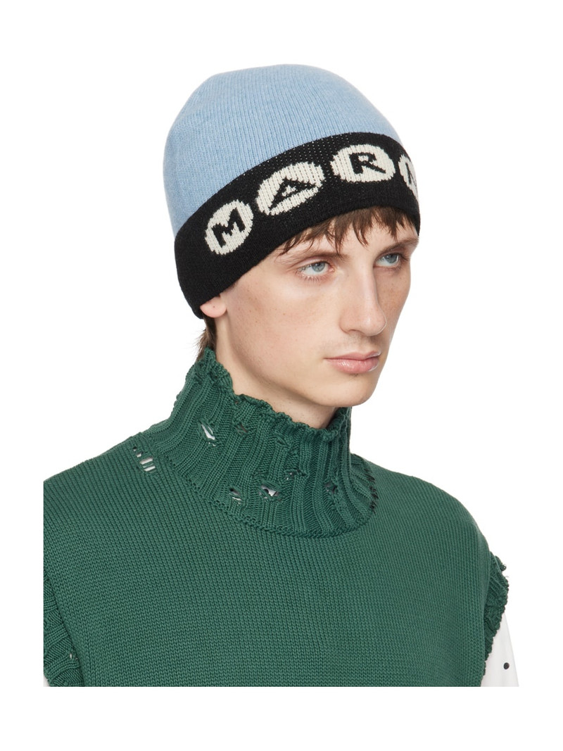 Marni Blue Dots Beanie outlook