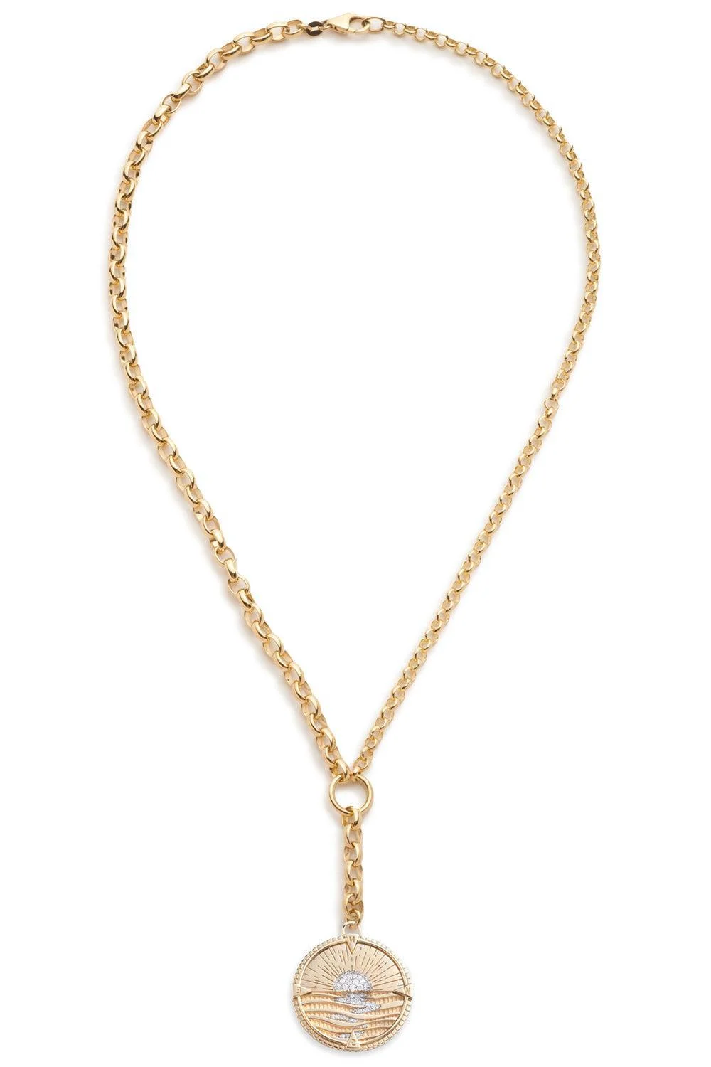 New Beginnings - Heavy Mixed Belcher Extension Chain Necklace - 1